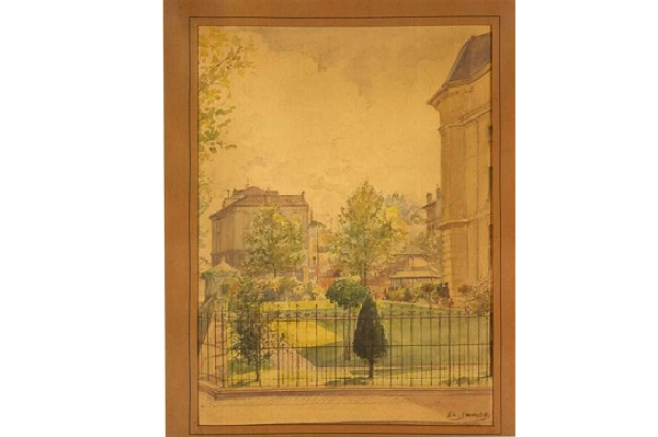 Parc de la place de la mairie - Edouard Zawiski